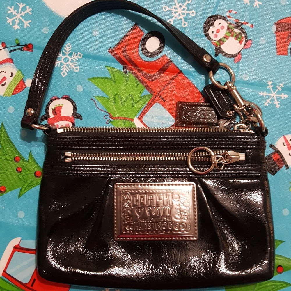 Black Coach Wristlet
